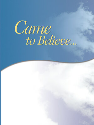cover image of Came to Believe
